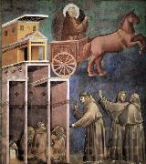GIOTTO di Bondone Vision of the Flaming Chariot Germany oil painting artist